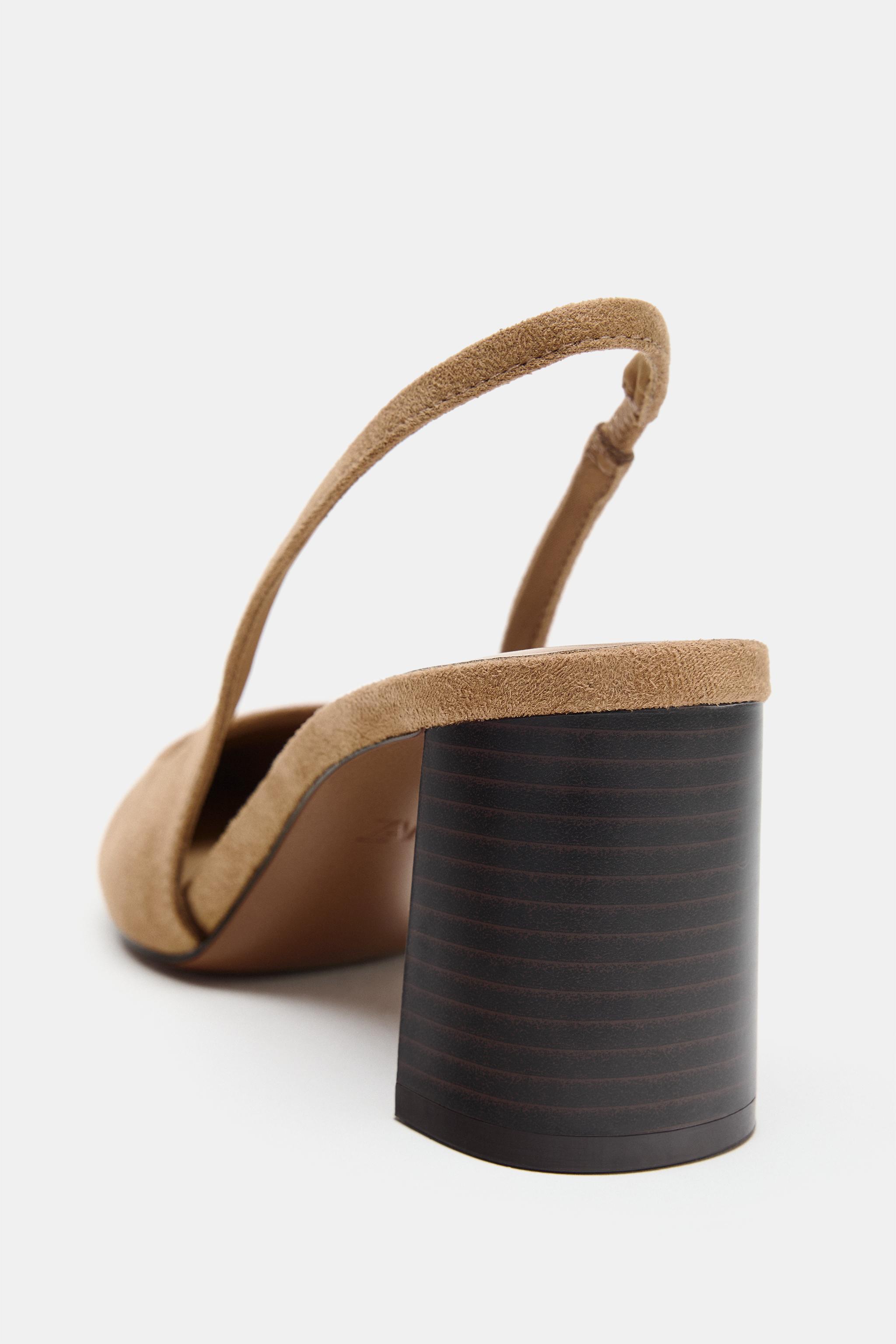 CHAUSSURES À TALONS OUVERTES L'ARRIÈRE